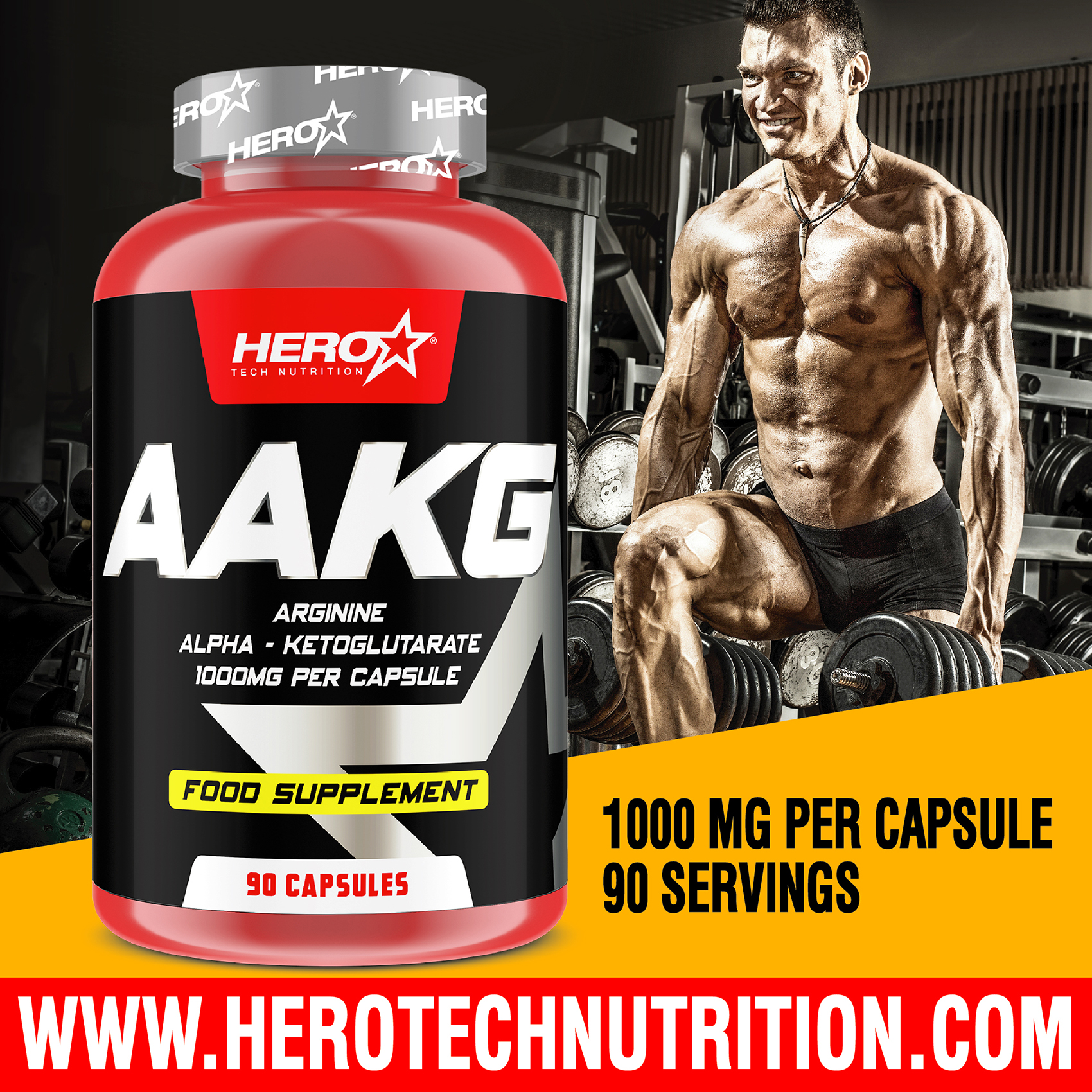 AAKG ARGININE AMINO ACID HERO TECH NUTRITION herotechnutrition CITRIC ACID herotechnutrition